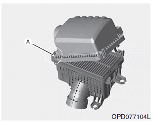 Hyundai i30. Air cleaner