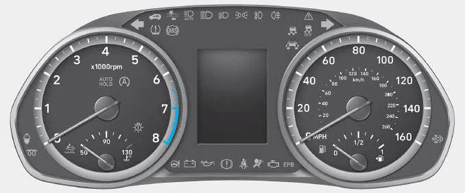 Hyundai i30. Instrument cluster