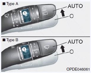 Hyundai i30. AUTO (Automatic) control