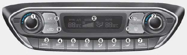 Hyundai i30. Automatic climate control system