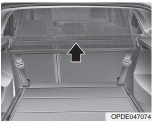 Hyundai i30. Barrier net (wagon)