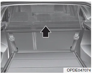 Hyundai i30. Barrier net (wagon)