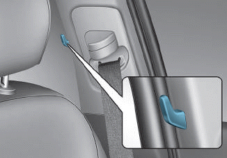 Hyundai i30. Clothes hanger