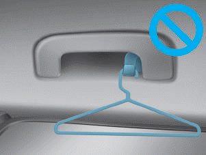 Hyundai i30. Clothes hanger