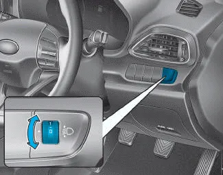 Hyundai i30. Daytime running light (DRL), Headlamp levelling device