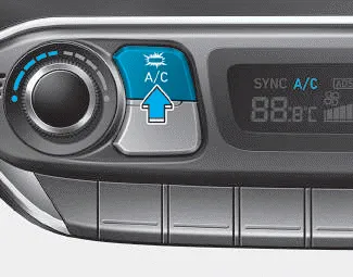 Hyundai i30. Fan speed control. Air conditioning. OFF mode