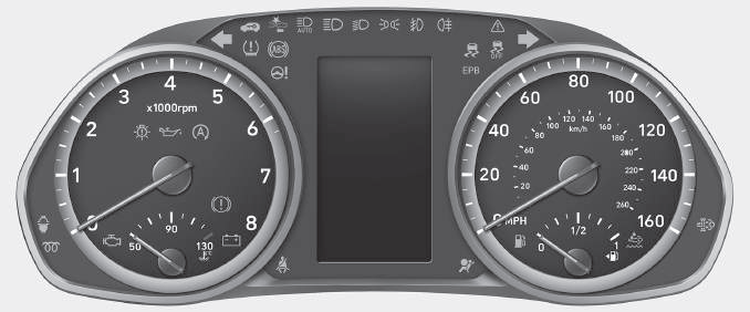 Hyundai i30. Instrument cluster