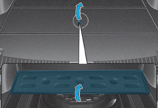 Hyundai i30. Luggage tray, Luggage side tray