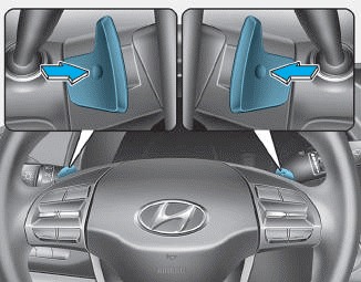 Hyundai i30. Paddle shifter