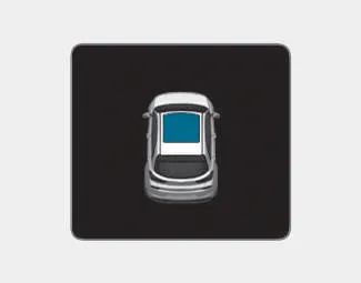 Hyundai i30. Sunroof open warning