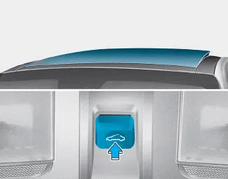 Hyundai i30. Tilting the sunroof