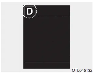Hyundai i30. Transmission shift indicator